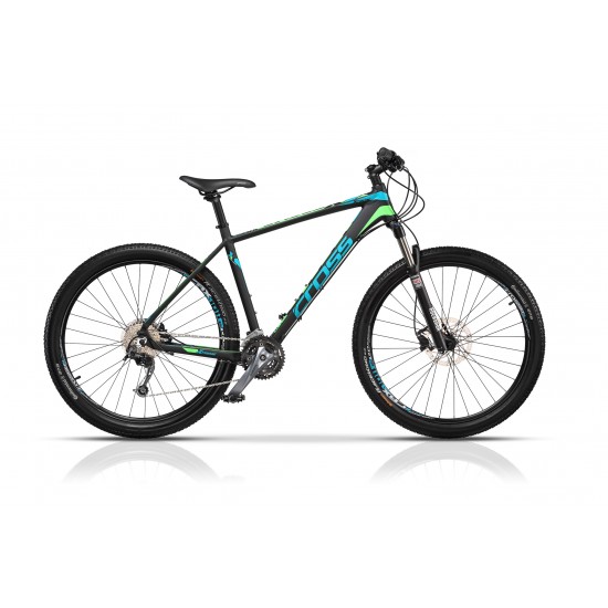 Bicicleta CROSS Extreme Eco 27.5 Negru/Albastru/Verde 420mm