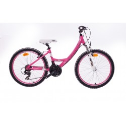 Bicicleta copii mtb CROSS Impulse 24 - Rosu | 8-10 ani