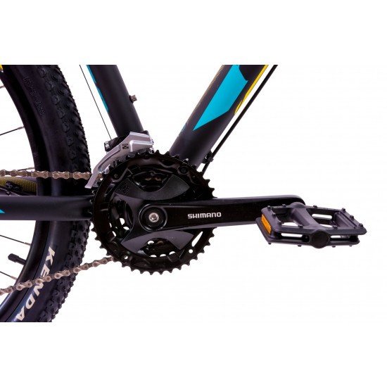 Bicicleta Mtb CROSS GRX 9 hdb 29 - Albastru/Galben 460mm Bicicleta Mtb CROSS GRX 9 hdb 29 - Albastru/Galben 460mm