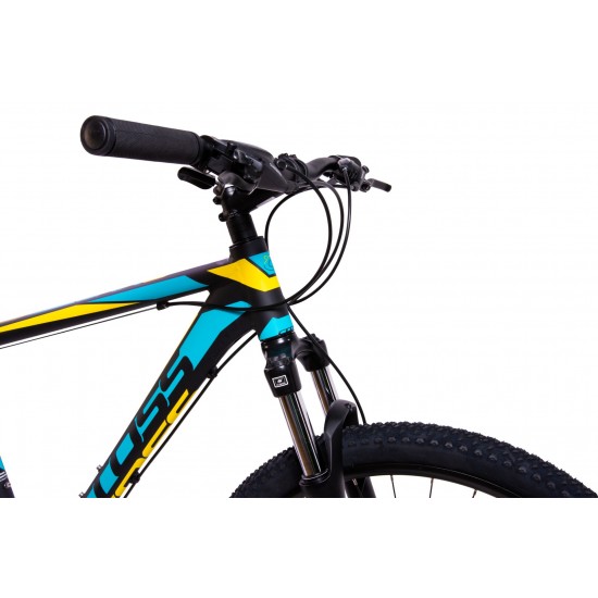Bicicleta Mtb CROSS GRX 9 hdb 29 - Albastru/Galben 460mm Bicicleta Mtb CROSS GRX 9 hdb 29 - Albastru/Galben 460mm
