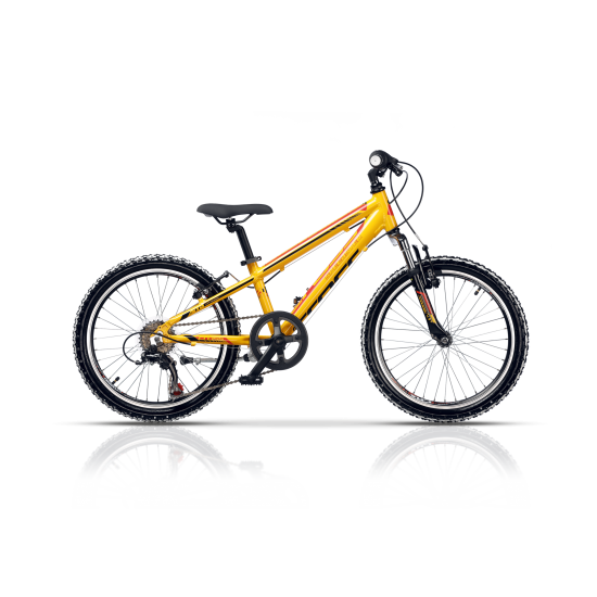 Bicicleta copii mtb CROSS Speedster boy 20 - 260mm - Galben | 6-8 ani