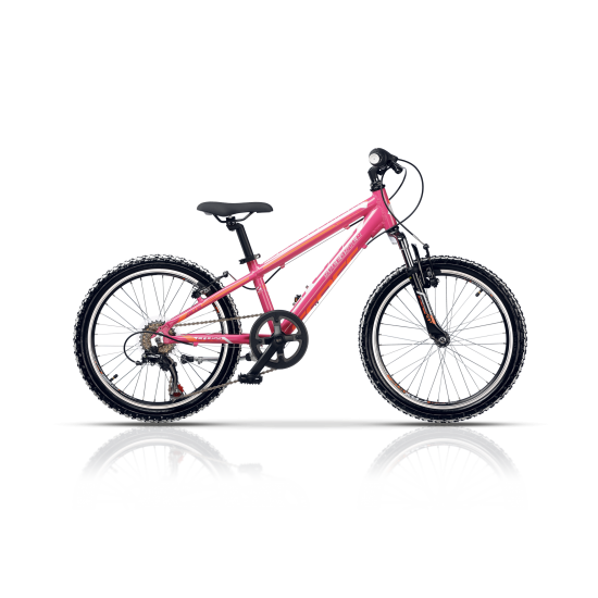 Bicicleta CROSS Speedster girl - 20'' junior - 260mm Bicicleta copii mtb CROSS Speedster girl - 20 - 260mm - Roz | 6-8 ani
