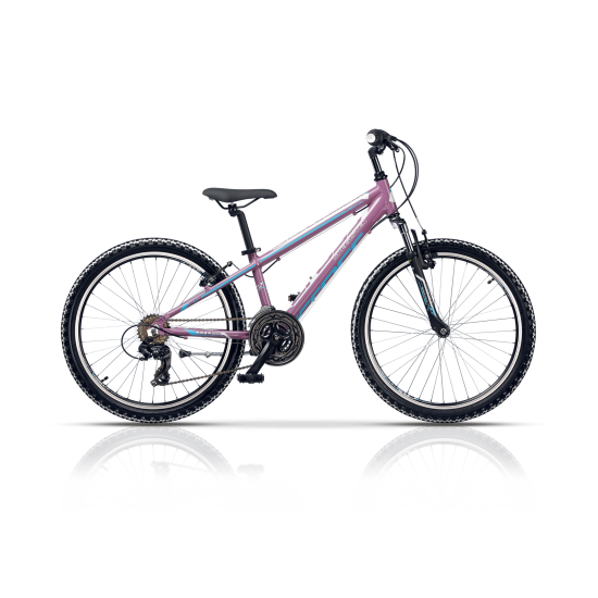 Bicicleta CROSS Speedster girl - 24'' junior - 300mm Bicicleta copii mtb CROSS Speedster girl - 24 - 300mm - Mov | 8-10 ani