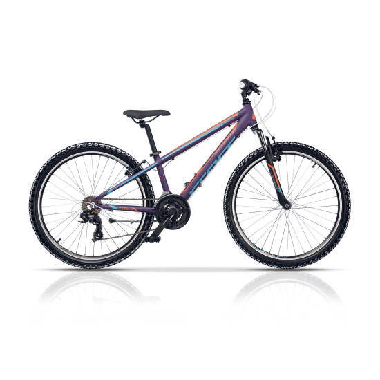 Bicicleta CROSS Speedster girl - 26'' junior - 320mm Bicicleta copii mtb CROSS Speedster girl - 26 - 320mm - Violet | 10-13 ani