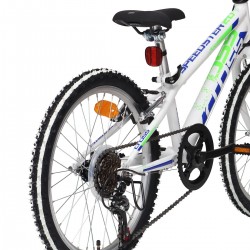 Bicicleta copii mtb CROSS Speedster 20 junior - Alb | 6-8 ani