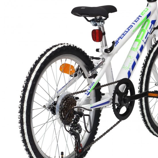 Bicicleta CROSS Speedster otel - 20'' junior - alb Bicicleta copii mtb CROSS Speedster 20 junior - Alb | 6-8 ani