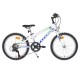 Bicicleta CROSS Speedster otel - 20'' junior - alb Bicicleta copii mtb CROSS Speedster 20 junior - Alb | 6-8 ani