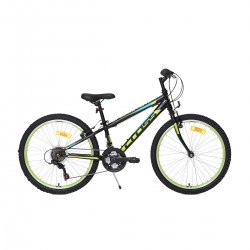 Bicicleta copii mtb CROSS Speedster 24 - Negru | 8-10 ani