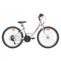 Bicicleta CROSS Alissa 24 Alb