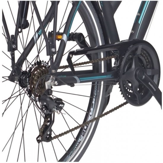 Bicicleta CROSS Arena Lady Trekking 28" Negru/Albastru 480mm Bicicleta CROSS Arena Lady Trekking 28 Negru/Albastru 480mm