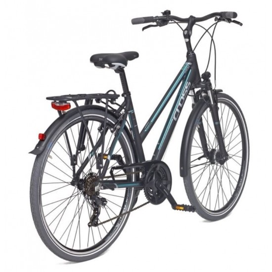 Bicicleta CROSS Arena Lady Trekking 28" Negru/Albastru 480mm Bicicleta CROSS Arena Lady Trekking 28 Negru/Albastru 480mm