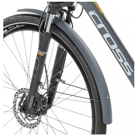 Bicicleta CROSS Avalon Man Trekking 28" Gri/Alb 480mm Bicicleta CROSS Avalon Man Trekking 28 Gri/Alb 480mm