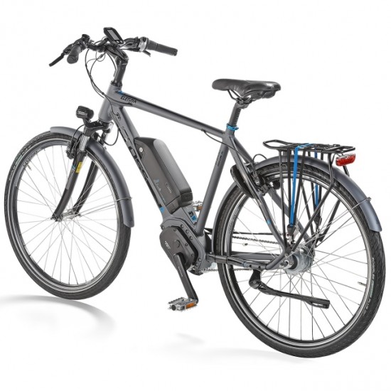 Bicicleta CROSS Elegra City Man 28 Gri/Negru 500mm
