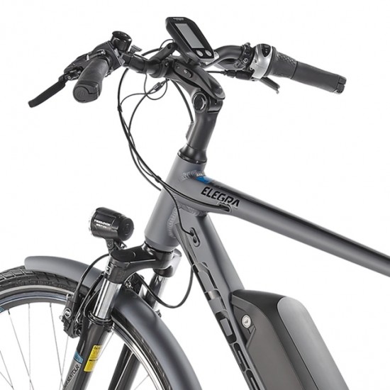 Bicicleta CROSS Elegra City Man 28 Gri/Negru 500mm