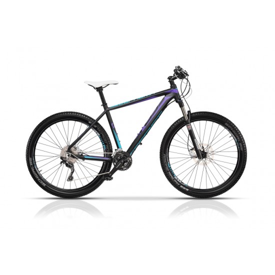 Bicicleta CROSS Euphoria 27.5 Negru/Mov 520mm