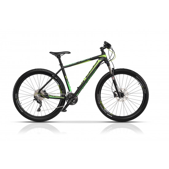 Bicicleta CROSS Euphoria 27.5 Negru/Verde 440mm