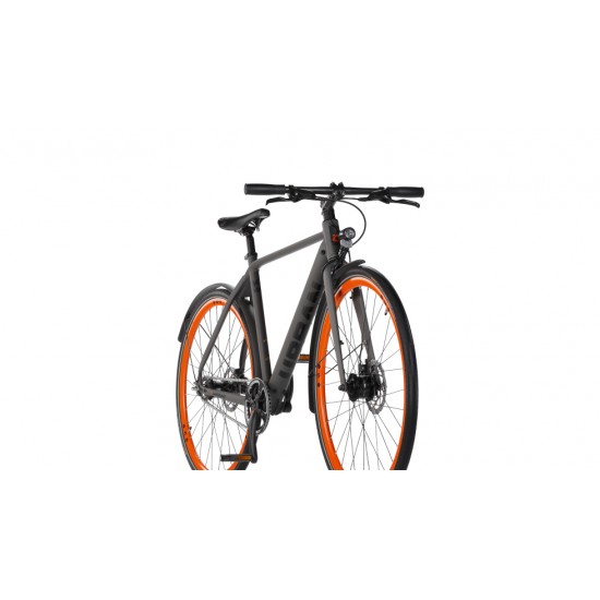Bicicleta CROSS Flat Urban 28 Gri/Portocaliu 530mm