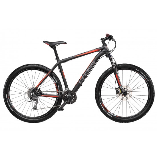 Bicicleta CROSS Grip 8 27.5'' Negru 440mm Bicicleta CROSS Grip 8 27.5 Negru 440mm