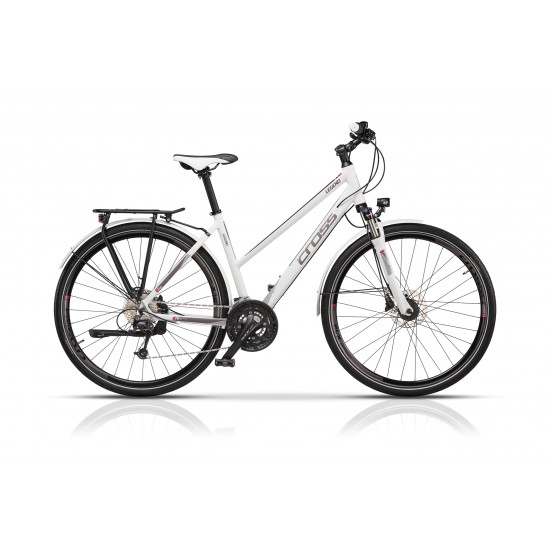 Bicicleta CROSS Legend Lady Trekking 28 Alb/Gri 480mm