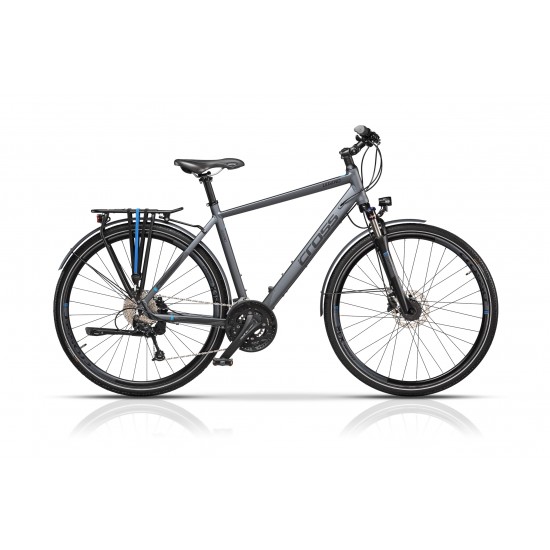 Bicicleta CROSS Legend Man Trekking 28" Gri/Negru 480mm Bicicleta CROSS Legend Man Trekking 28 Gri/Negru 480mm