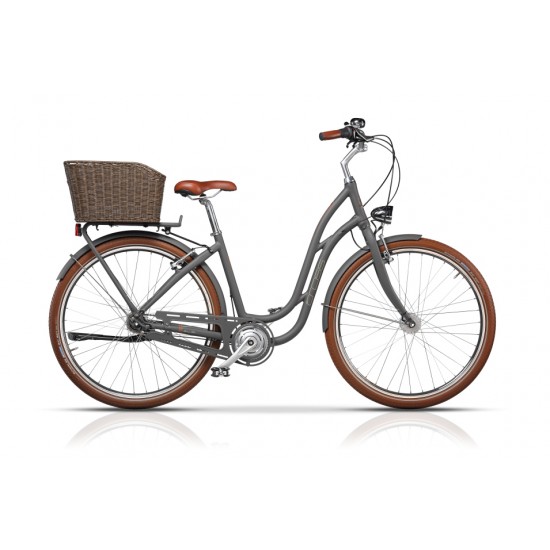 Bicicleta CROSS Picnic Pro 28" Gri/Maro 480mm Bicicleta CROSS Picnic Pro 28 Gri/Maro 480mm
