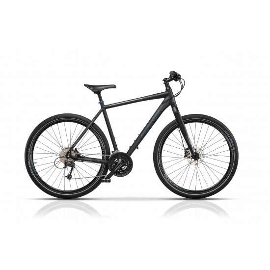 Bicicleta CROSS Quest Urban 28 Negru/Albastru 500mm