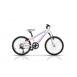 Bicicleta copii mtb CROSS Speedster 24 Fete Alb | 8-10 ani