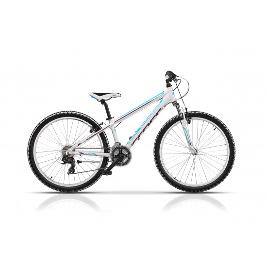 Bicicleta copii mtb CROSS Speedster 26 Fete Alb | 10-13 ani