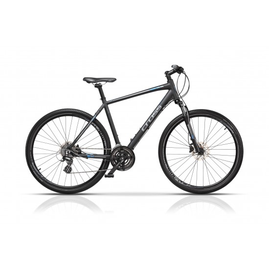 Bicicleta CROSS Travel Man Cross 28 Negru/Gri 480mm