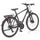 Bicicleta CROSS Travel Man Trekking 28'' Negru/Rosu 480mm Bicicleta CROSS Travel Man Trekking 28 Negru/Rosu 480mm