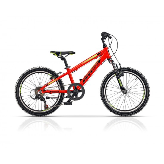 Bicicleta CROSS Speedster boy - 20'' junior - 260mm Bicicleta copii mtb CROSS Speedster Boy 20 - Rosu | 6-8 ani