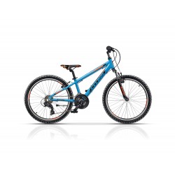 Bicicleta copii mtb CROSS Speedster Boy 24 - Albastru | 8-10 ani