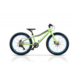Bicicleta copii mtb CROSS Rebel Boy 24 - Verde | 8-10 ani Bicicleta copii mtb CROSS Rebel Boy 24 - Verde | 8-10 ani