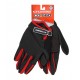 Manusi CROSSER RS-560 cu degete - negru/rosu - L Manusi CROSSER RS-560 cu degete - negru/rosu - L