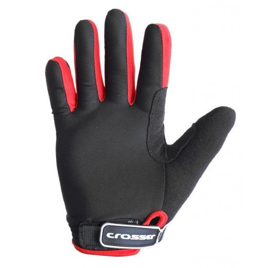 Manusi CROSSER RS-560 cu degete - negru/rosu - XL Manusi CROSSER RS-560 cu degete - negru/rosu - XL
