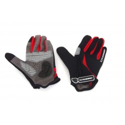 Manusi CROSSER CG-457 cu degete - negru/rosu - L Manusi CROSSER CG-457 cu degete - negru/rosu - L