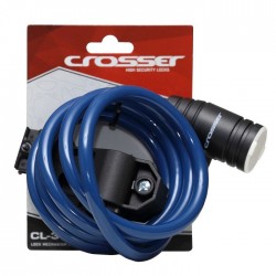Incuietoare Cablu CROSSER CL-369 10mm/180cm - Blue Incuietoare Cablu CROSSER CL-369 10mm/180cm - Blue