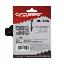 Incuietoare Cablu CROSSER CL-369 12mm/90cm - Black