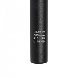 Ghidon CROSSER Bend 5 Rise 15mm 31.8x680mm - Black Ghidon CROSSER Bend 5 Rise 15mm 31.8x680mm - Black