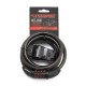Incuietoare cablu CROSSER MT 168 - Cifru - 10mm*1800mm Incuietoare Cablu CROSSER MT 168 Cifru 10mm/180cm - Black
