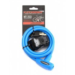 Incuietoare Cablu CROSSER MT 203 10mm/180cm - Blue Incuietoare Cablu CROSSER MT 203 10mm/180cm - Blue