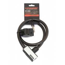 Incuietoare Cablu CROSSER MT 2503 15mm/90cm - Black Incuietoare Cablu CROSSER MT 2503 15mm/90cm - Black