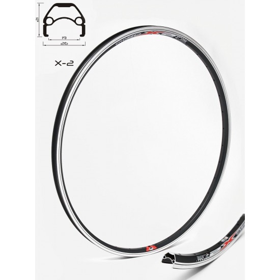 Janta CROSSER X2 28" 36H Negru - capsata Janta CROSSER X2 28 36H Negru - capsata