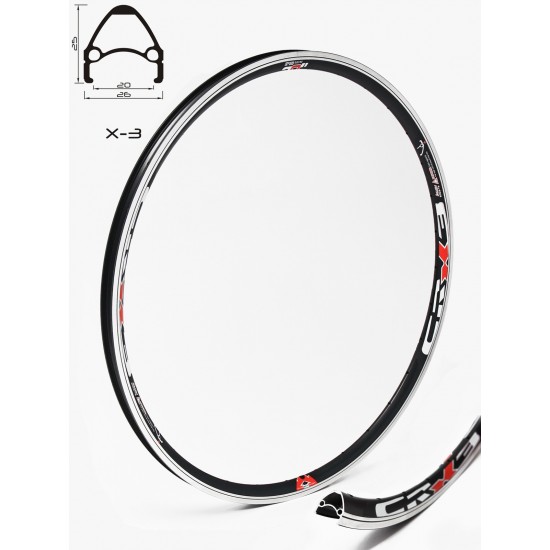 Janta CROSSER X3 28" 36H Negru Janta CROSSER X3 28 36H Negru