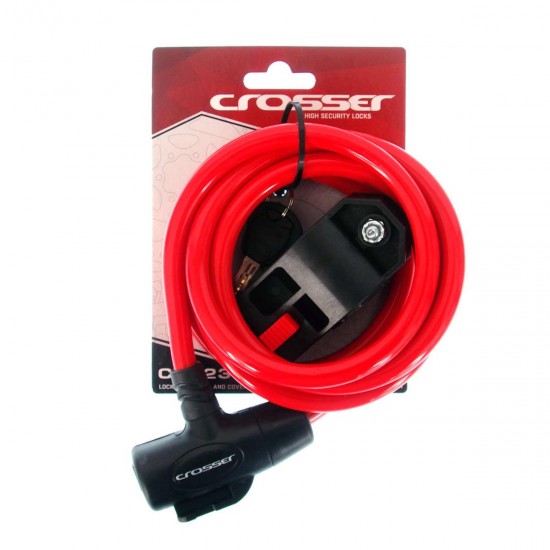 Incuietoare cablu CROSSER CL-823 10x1800mm - Portocaliu Incuietoare Cablu CROSSER CL-823 10mm/180cm - Orange