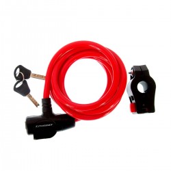 Incuietoare Cablu CROSSER CL-823 10mm/180cm - Orange