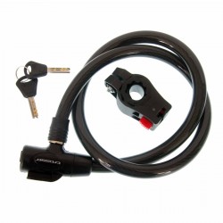 Incuietoare Cablu CROSSER CL-823 15mm/90cm - Black