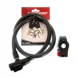 Incuietoare Cablu CROSSER CL-823 15mm/90cm - Black Incuietoare Cablu CROSSER CL-823 15mm/90cm - Black
