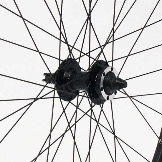 Roata fata CROSSER X6 36H 26 QR - Frana disc (6 suruburi) cu butuc JTD761