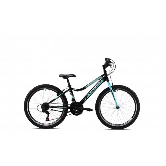 Bicicleta Capriolo 24 Diavolo DX black-turquise 13 Bicicleta Capriolo 24 Diavolo DX black-turquise 13